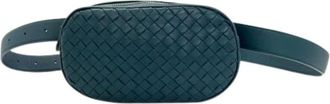 Bottega Veneta Pre-owned Belt Bags, female, Green, Size: ONE SIZE Pre-owned Intrecciato Fanny Pack