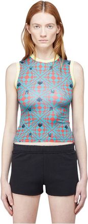Maisie Wilen Tops, Dames, Blauw, M, Polyester, Muscle Beach Tanktop