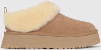 UGG Tazzelle Suede Mules with Wool Interior and EVA Platform Sole