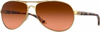 Oakley Womens Feedback Sunglasses In Polished Gold