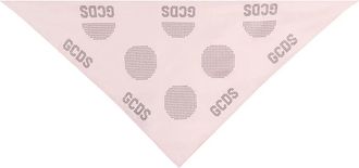 GCDS Crystal Logo Bandana - Dames - Sjaals - Roze - ONE Size - Polyester - Accessoires