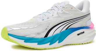 Puma Velocity Nitro 4 Running Shoes Mens Running Shoes White/Ultra Blue/Poison Pink : 10.5 D - Medium