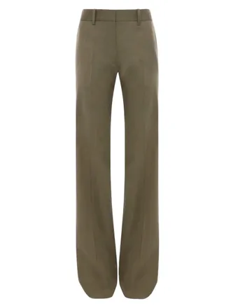 Victoria Beckham Mid-Rise Slight Wide Pants