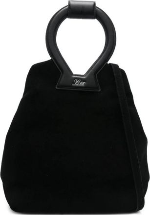 Luar Tassen, Dames, Zwart, ONE Size, Suède, Bag Luar