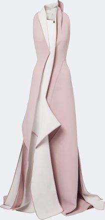 Maticevski Allude asymmetric draped jersey gown