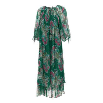 Rixo Maxi Dresses, female, Green, Size: XL Hayden Maxi Dress