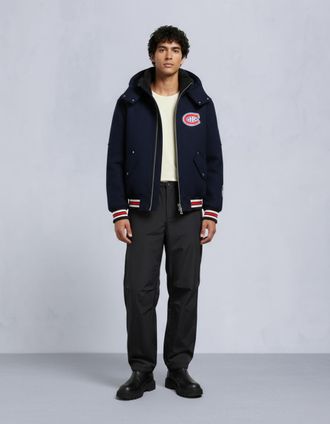Moose Knuckles Mens Nhl X Moose Knuckles Canadiens Bomber Jacket