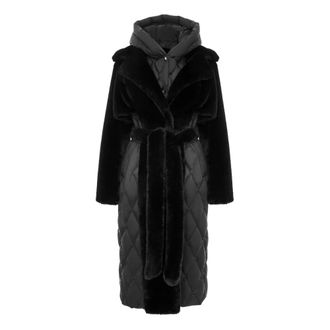 Cesare Gaspari Dames, Mantels, Zwart, Maat: M Wol