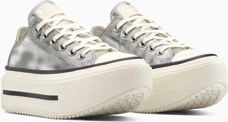 Converse Lift Double Stack Metallic Canvas sneakers