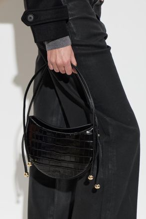 Furla Moonstone Small Shoulder Bag, Womens, Black
