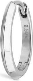 Maria Tash Vertex Single Hoop Earring in White Gold at Nordstrom, Size 9.5 Mm