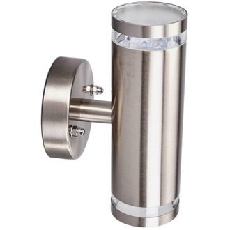 Lindby Lindby - L&aacute;mpara De Pared Led Exterior tiberius En Gris Acero