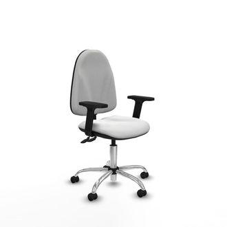 Piqueras y Crespo Piqueras Y Crespo Algarra Silla De Oficina Blanca Ergon&oacute;mica