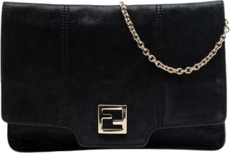 Fendi Pre-owned Clutches, female, Black, Size: ONE SIZE Pre-owned Crossbody Bag