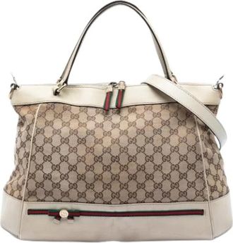 Gucci Pre-owned Mayfair Satchel - - Pre-owned - Donna - Beige - ONE SIZE