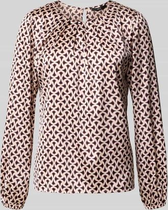 Zero Blusenshirt mit Rundhalsausschnitt in Rot, Größe 38