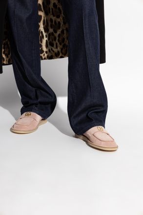 Dolce & Gabbana Shoes Type Loafers, Womens, Pink