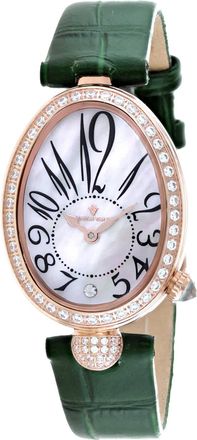 Christian Van Sant Womens Florentine White Dial Watch