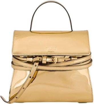 Moschino Tie Me Small Handbag - Dames - Handtassen - Geel - ONE Size - Tassen