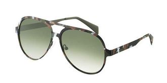 Italia Independent II 0021 093.000 Mens Sunglasses Green Size 58