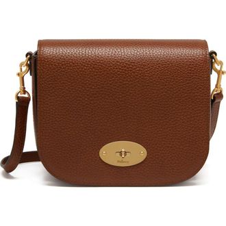 Mulberry Small Darley Leather Crossbody Bag in Oak at Nordstrom
