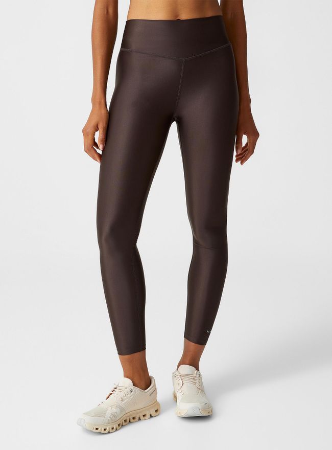P.E Nation Womens Fairmont shimmery high-rise compression legging Length: 26