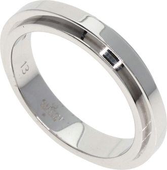 Gucci White Gold (18K) Band Ring (Pre-Owned)