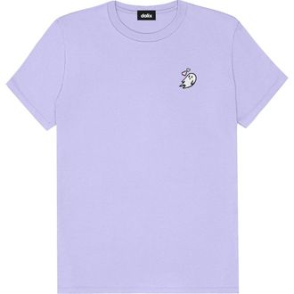 Dalix Heartly Ghost Tee in Dark Lavender at Nordstrom, Size Xx-Large