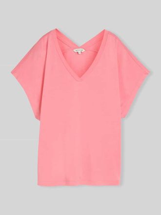 Tom Tailor Loose Fit T-Shirt aus Viskose-Mix in Pink, Gr&ouml;&szlig;e XXXL