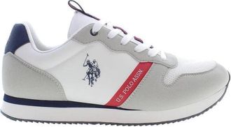 U.S.Polo Association U.s. Polo Assn. Witte Polyester Heren Sneakers - Heren - Sneakers - Veelkleurig - 44 EU - Polyester - Schoenen