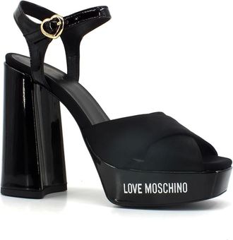 Love Moschino Mujer, Zapatos, Negro, Talla: 36 EU