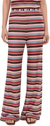 Show me your Mumu Kenny Pants Womens Clothing Sunkissed Stripe Knit : 2XL, Polyester