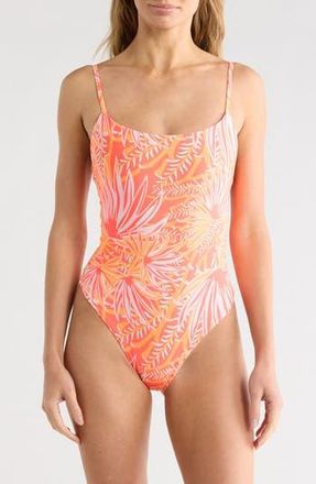 Maaji Luster One-Piece Swimsuit in Pink at Nordstrom Rack, Size Medium