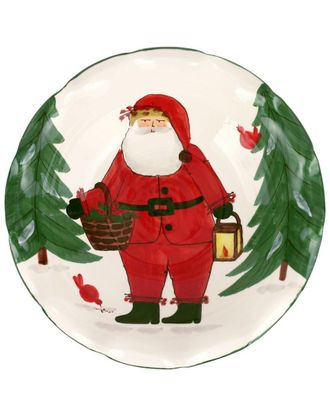 Vietri Vietri Old St. Nick Pedestal Fruit Bowl With $34 Credit