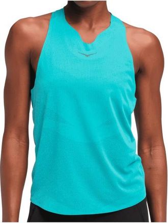 Hoka One One Race Singlet Laufshirt für Damen | türkis