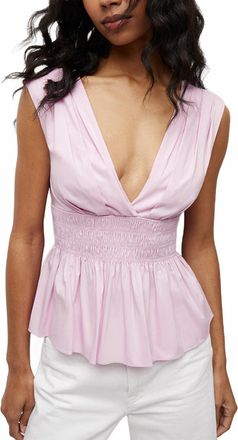 Veronica Beard Womens Evra Top In Pink