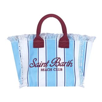 MC2 Saint Barth Tote Bags, female, Multicolor, Size: ONE SIZE Colette Beach Stripes Tote