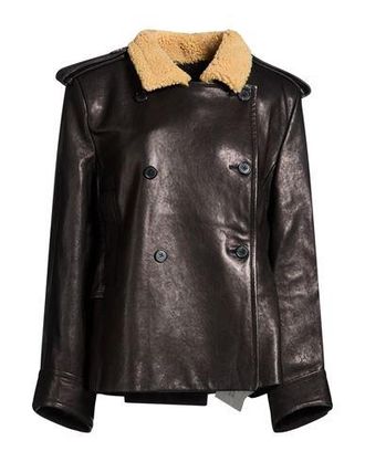 Khaite ROPA DE ABRIGO - Borreguito y pelo ecol&oacute;gico en YOOX.COM