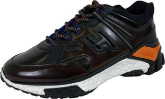 Hogan H477 Urban Trek N.md Sneaker - Heren - Sneakers - Bruin - 44 EU - Leer - Schoenen