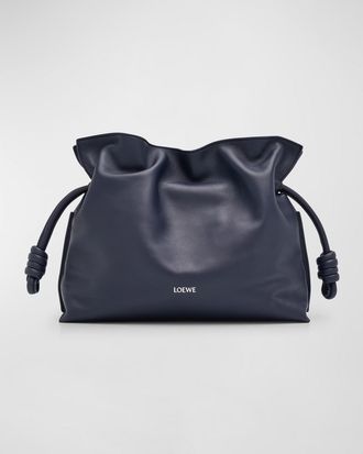 Loewe Flamenco Medium Clutch Bag in Napa Leather