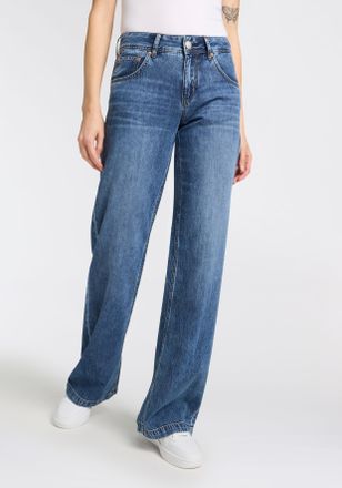 Herrlicher 5-Pocket-Jeans HERRLICHER Edna Denim Light, Damen, Gr. 29, L&auml;nge 32, worn, Denim/Jeans, Obermaterial: 50% Baumwolle, 40% Lyocell, 10% Modal, Jeans 5-P