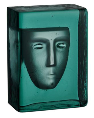 Kosta Boda Azur Frost Petrol