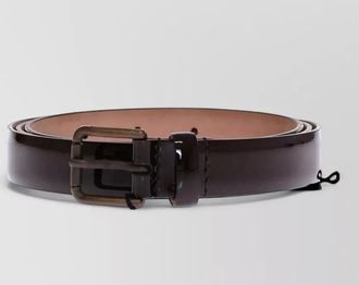 Dolce & Gabbana leather logo belt