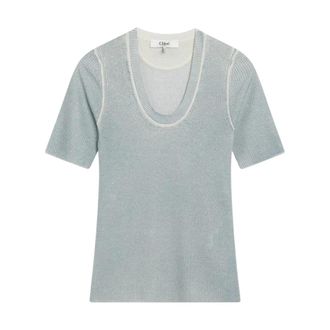 Chlo&eacute; Mujer, Jerseys, Azul, Talla: L