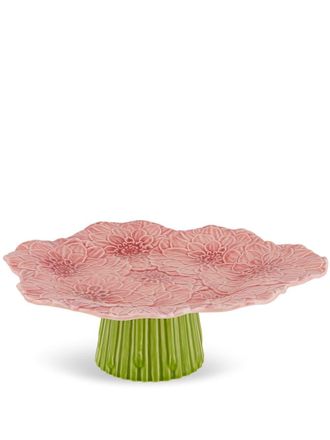 Bordallo Pinheiro Maria Flor cake stand - Pink