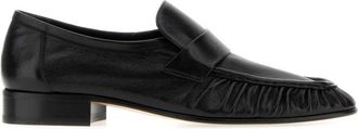 The Row Black Solid Loafers