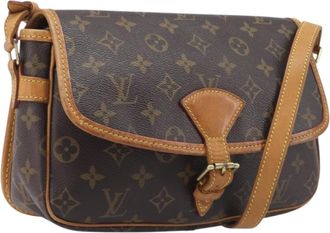Louis Vuitton Sologne Monogram Canvas Brown Canvas Handbag (Pre-Owned)