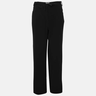 Marina Rinaldi Voyage By Marina Rinaldi Black Crepe Pants
