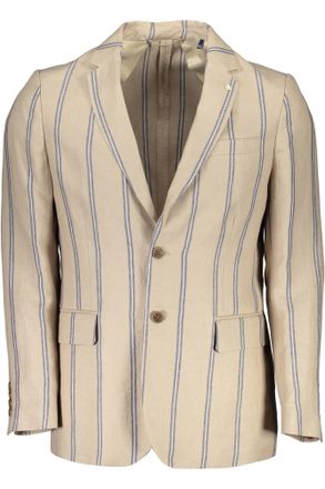 GANT Linnen Gestreepte Blazer
