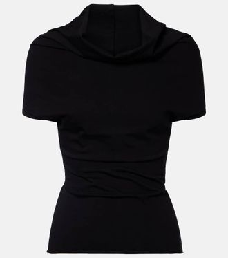 Rick Owens T-shirt Shroud in jersey di cotone